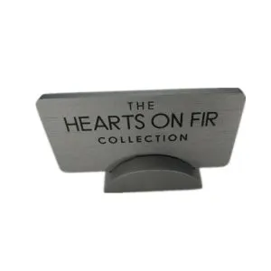 Plat Nama Akrilik Abu-abu